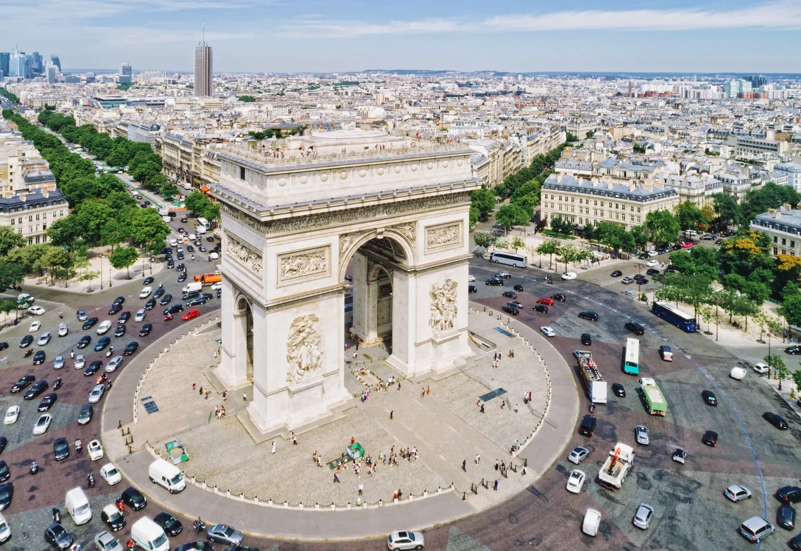 Arc de Triomphe & Champs-Élysées